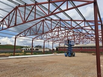 Konštrukcia haly 8x24x5m - 2