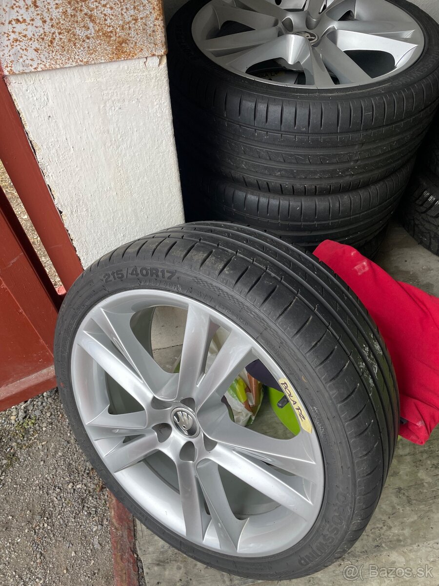 5x100 R17, 215/40 R17 - 2