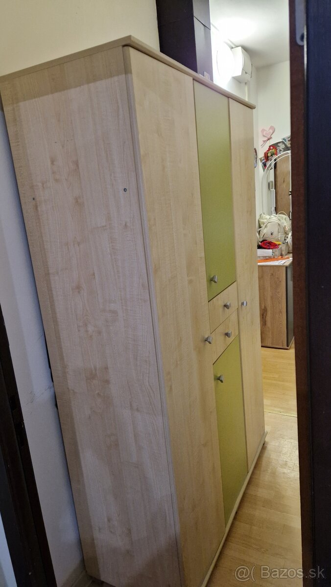 Skrina - zeleno/hneda - 2