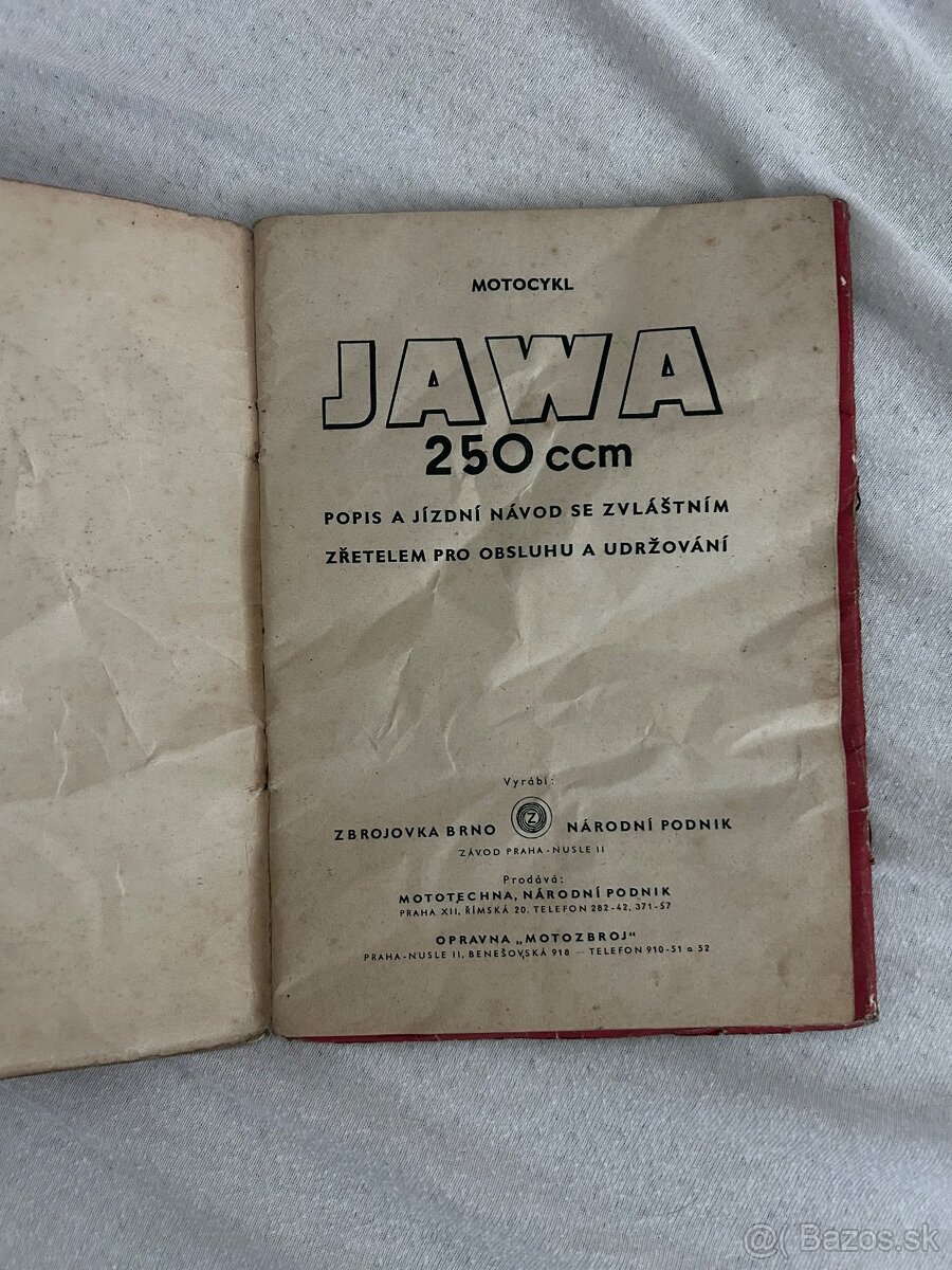 Jawa Perak návod - 2