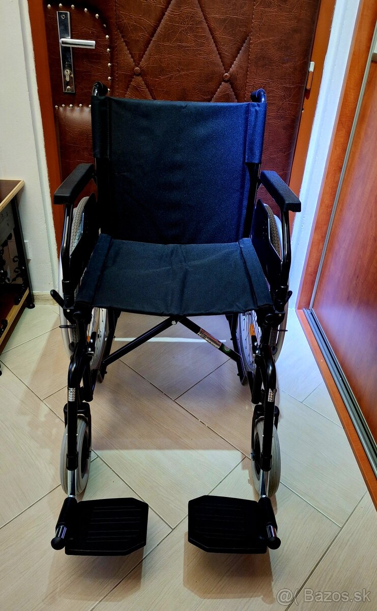Invalidný vozík SteelMan 48 cm – skladací, v záruke - 2