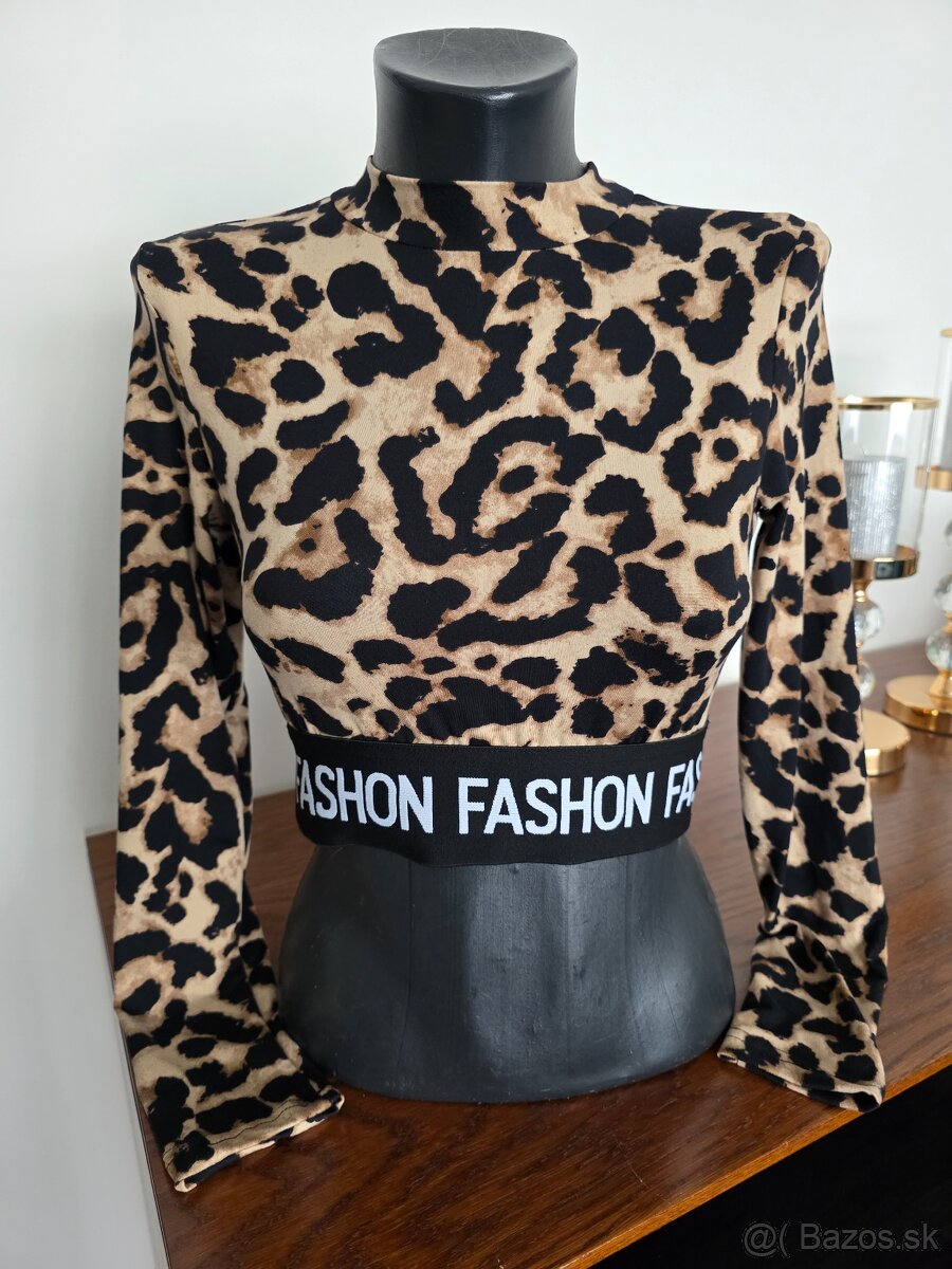 Leopardi crop top - 2