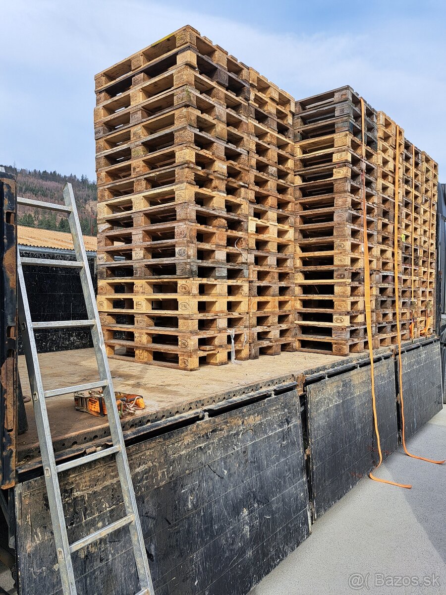 Predám europalety použité ,mix A,B. - 2