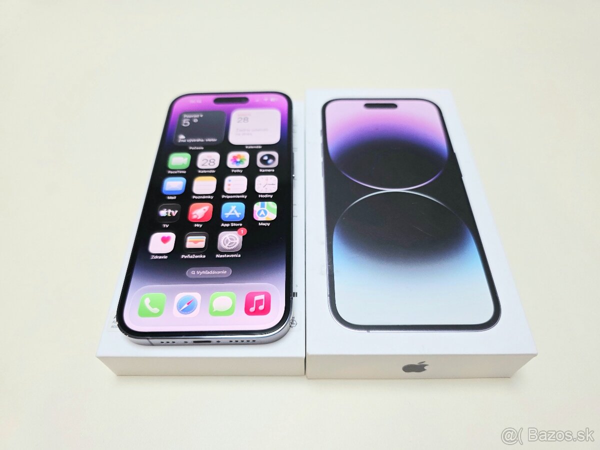 Apple Iphone 14 PRO 128GB DEEP PURPLE ,BATERKA 100% - 2