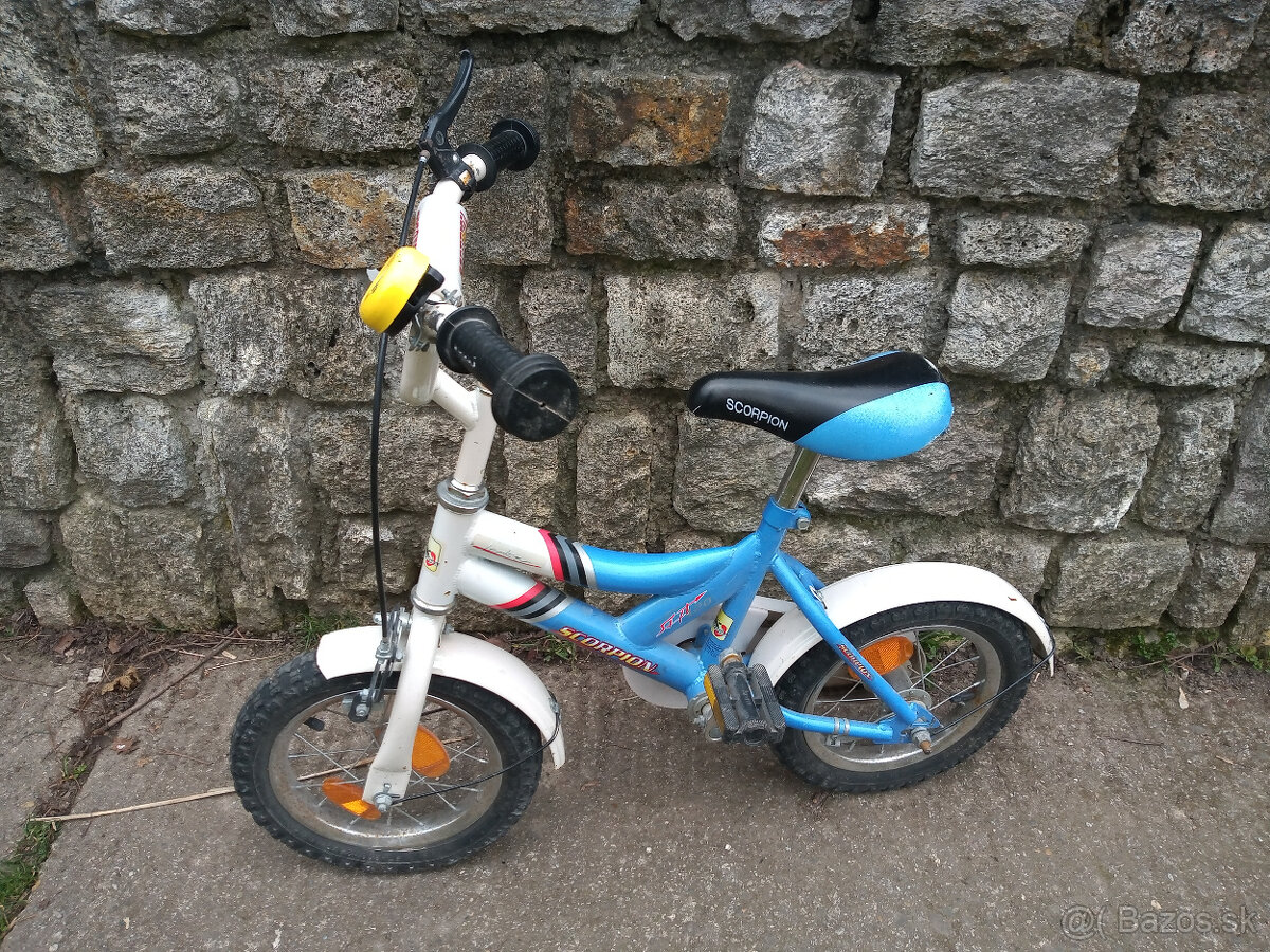 bicyklik detsky Scorpion modro-biely - 2