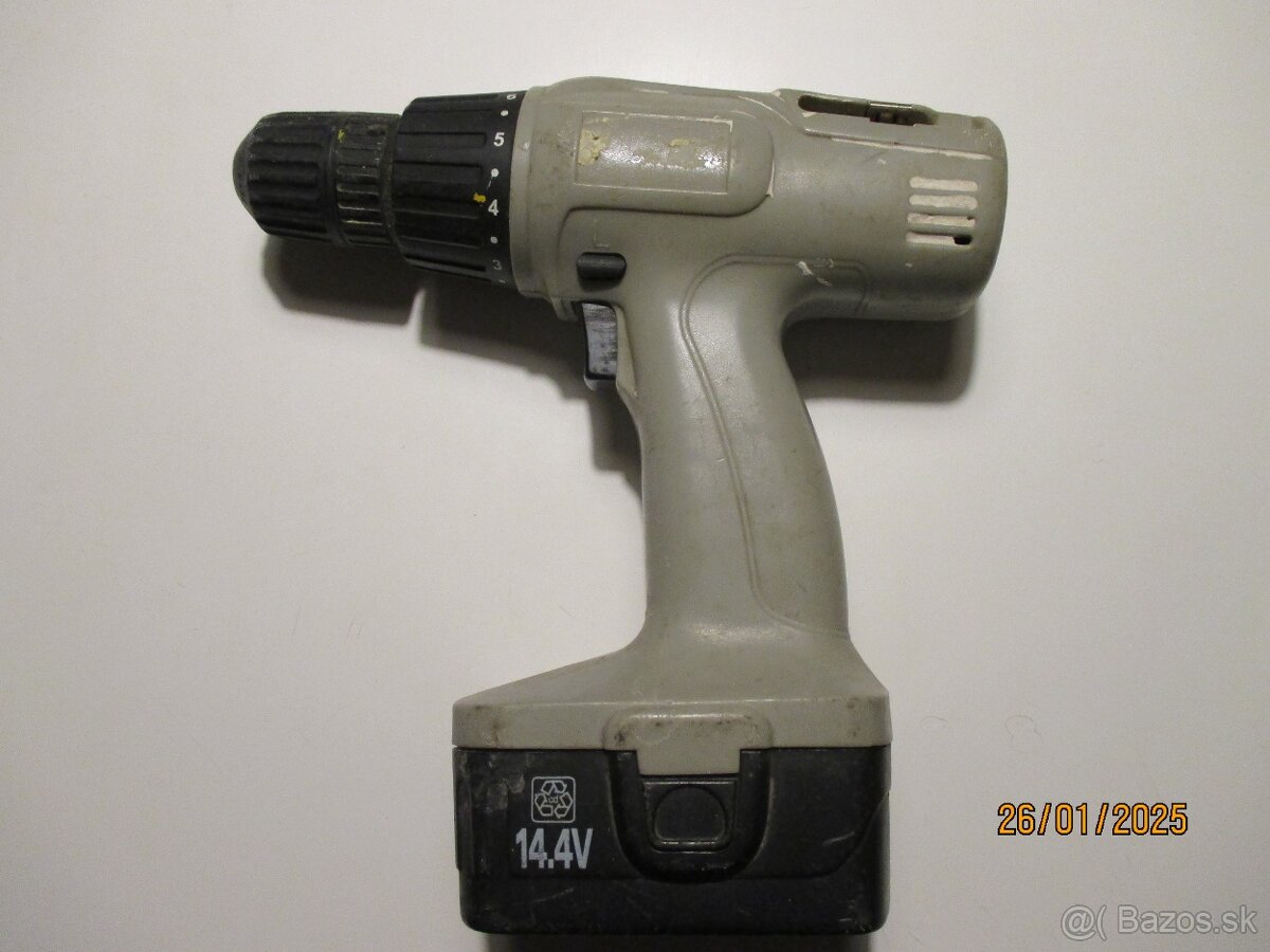 Predám akuvrtačku Einhell accupack 14,4Vs akumulátorom - 2