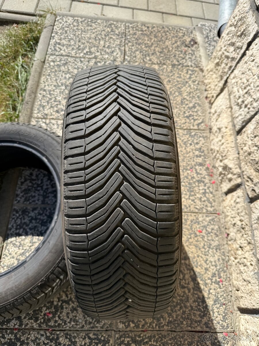 Zimné Michelin + letné Continental 195/55 r16 - 2