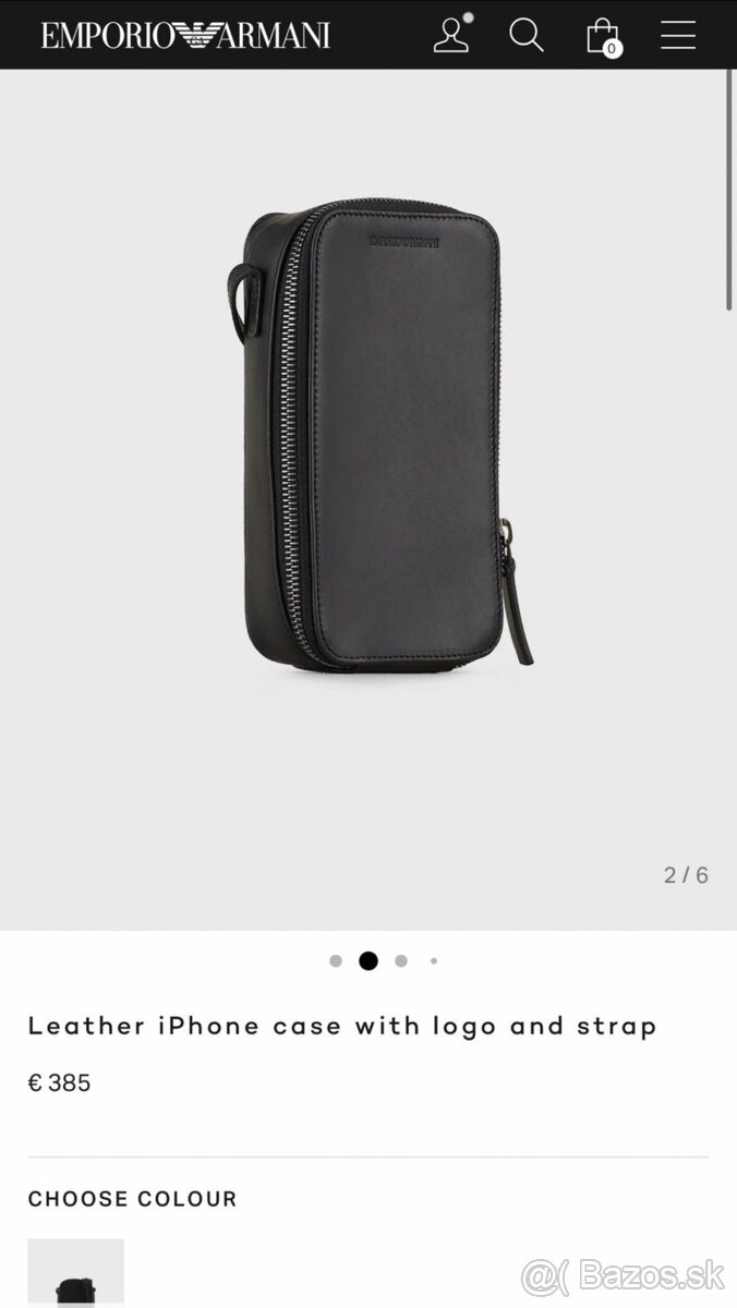 Emporio Armani phone case / taška na mobil crossbody - 2