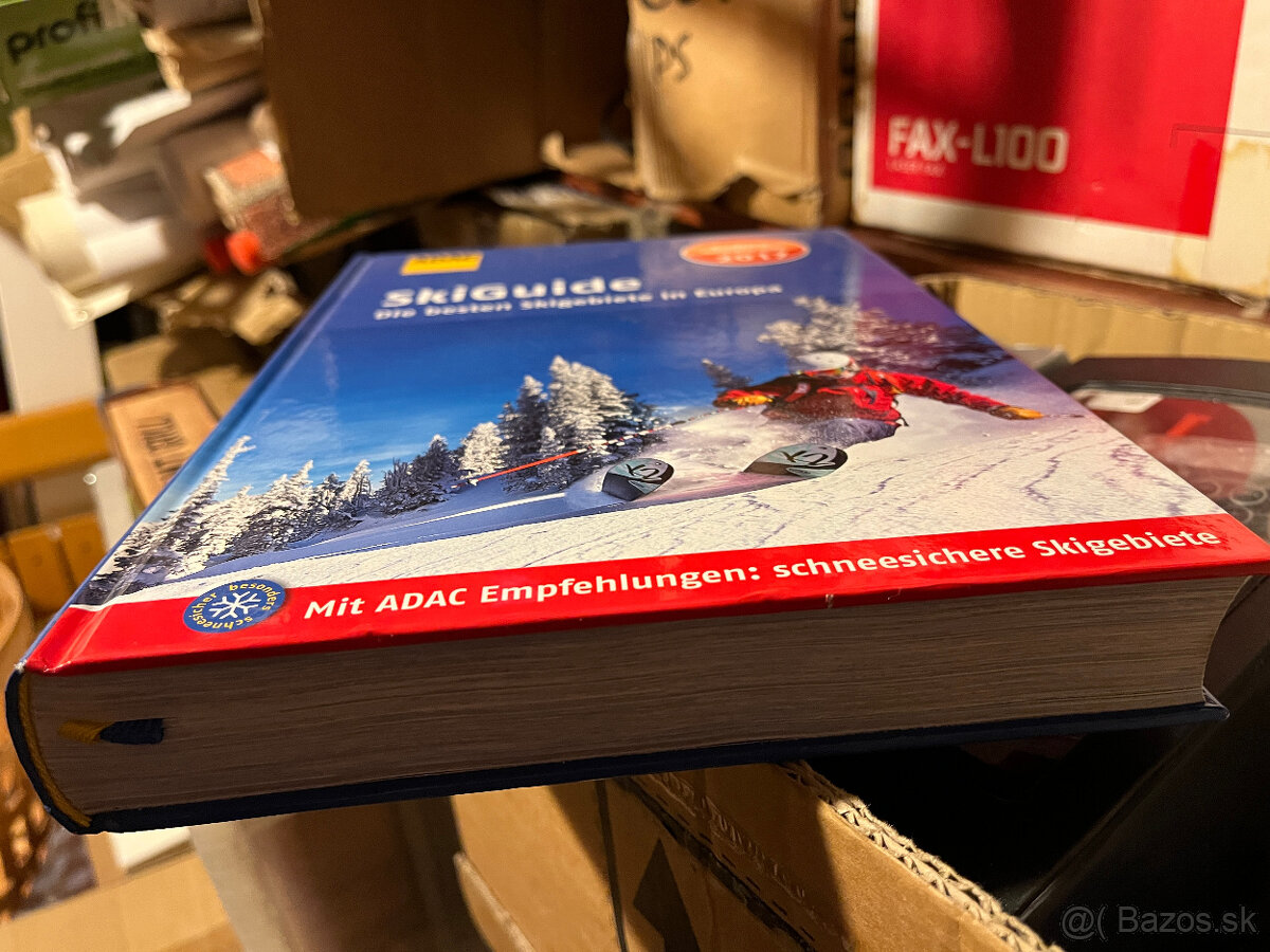 Predám atlas lyžiarskych stredísk ADAC SKI GUIDE 2017 - 2