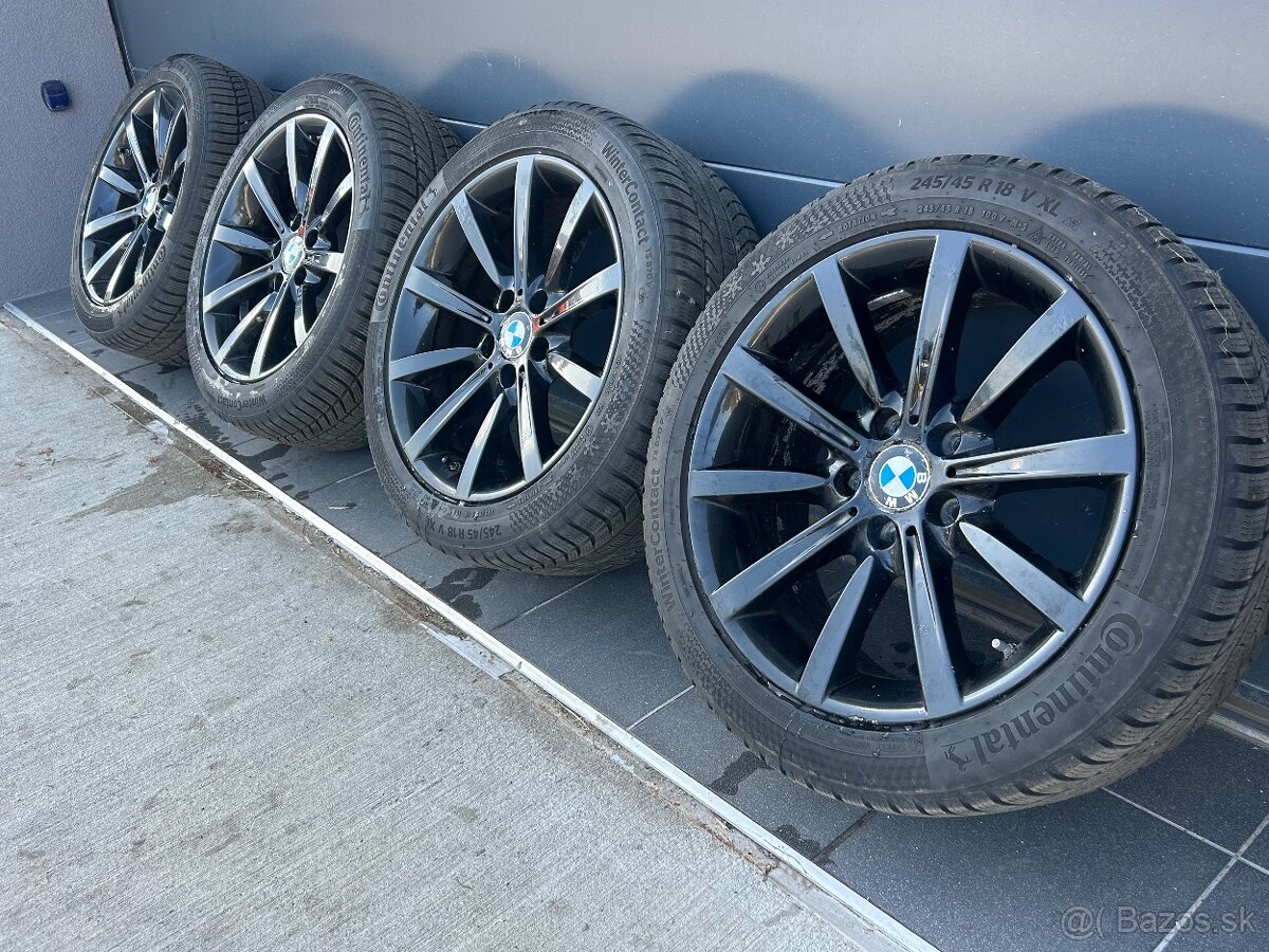 Originál BMW disky na zimných pneu 245/45 R18 Continental - 2