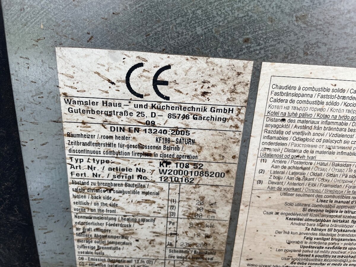 Krbové kamna Saturn KF108 - 2