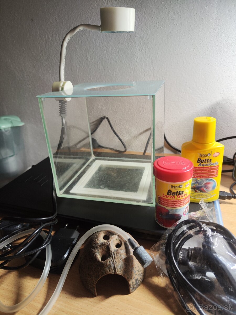 Akváriový set (kocka) s príslušenstvom – komplet - 2