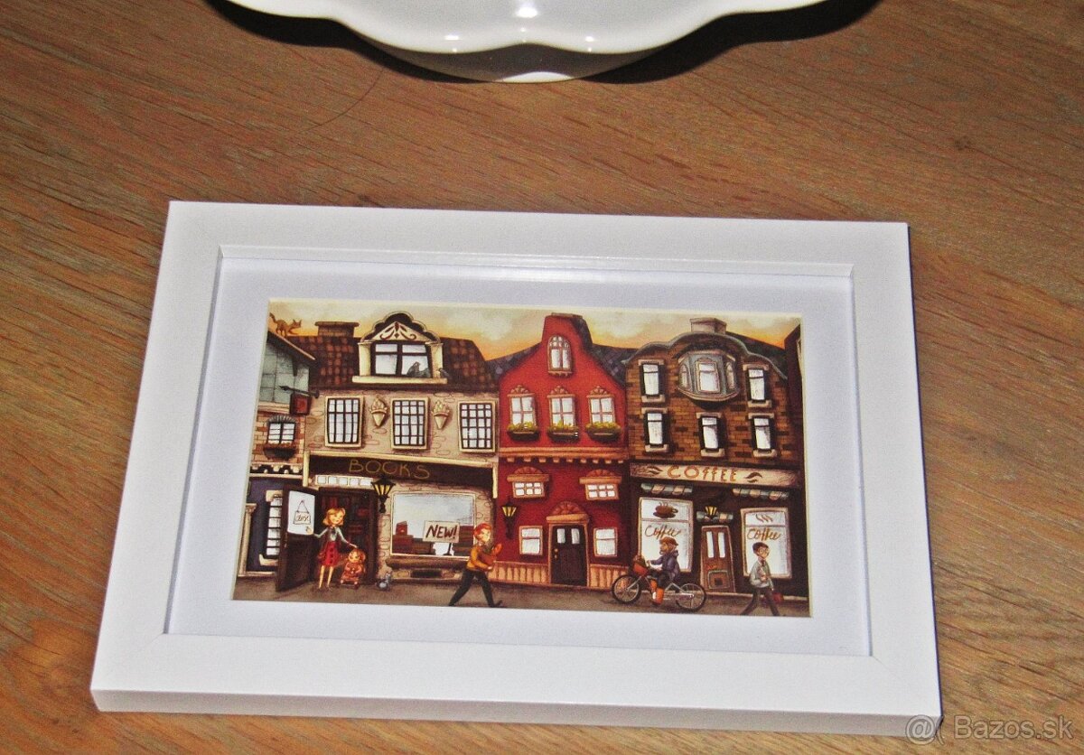 Rámik - Domček, Čajník - 2