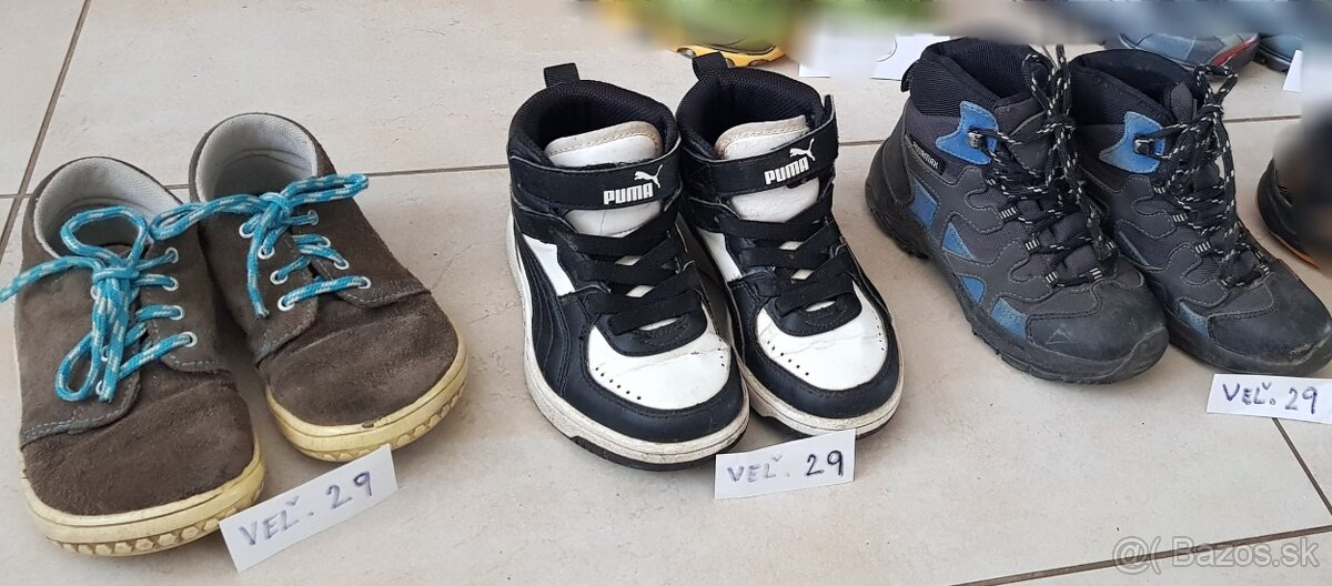 Topanky a tenisky - velkost 29 - 2