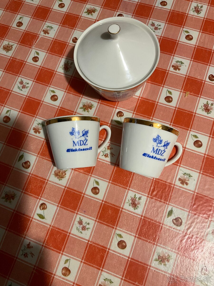 Mokka poháriky a cukrovnička - 2