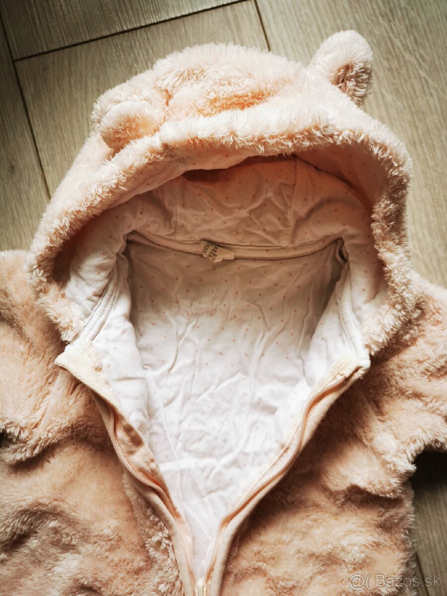 Mackový detský zimný overal vel. 68 - 2