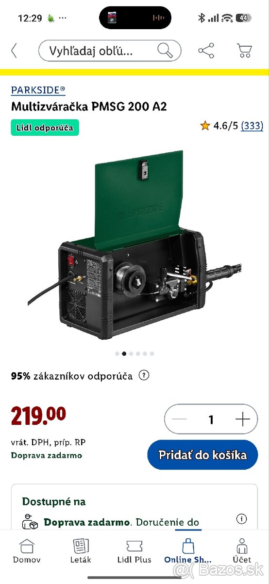 Zvaračka CO2 pmsg 200A2 parkside - 2