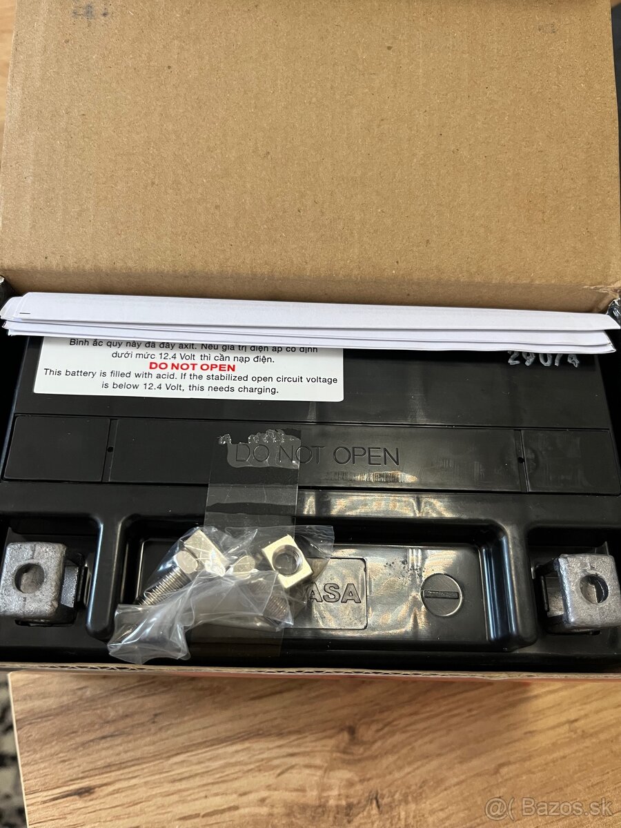 Moto bateria 12V 6,3 Ah/105A NOVA - 2