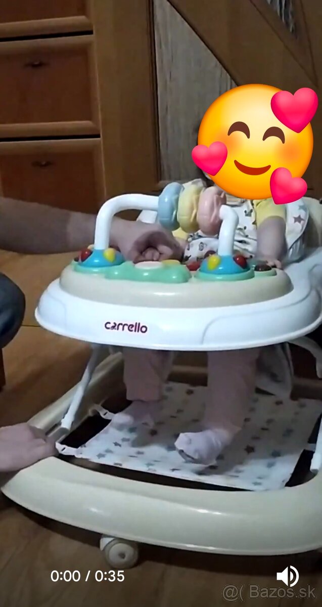 Predám chodítko a prenosku Chicco od 0+. Darček zadarmo. - 2