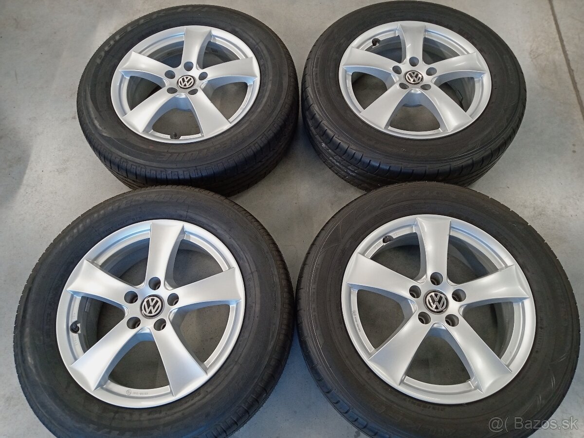 Predam letne ALU 5x112 R17 6,5J ET33 DEZENT VOLKSWAGEN - 2