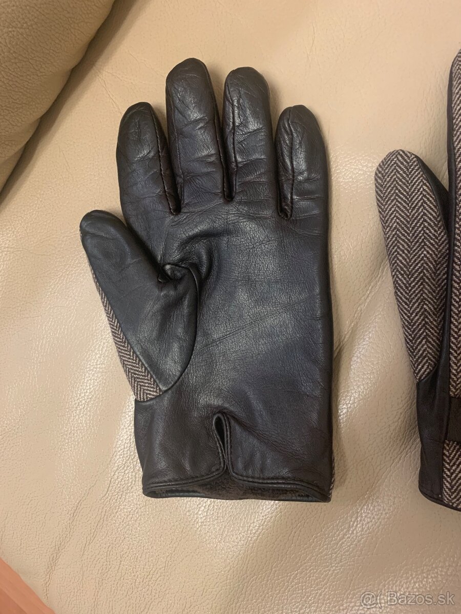 Pánske kožené rukavice zn. Baťa - 2