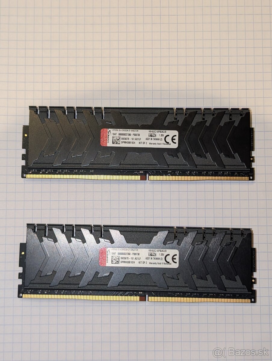 Kingston hyperx predator 2x4gb DDR4 - 2