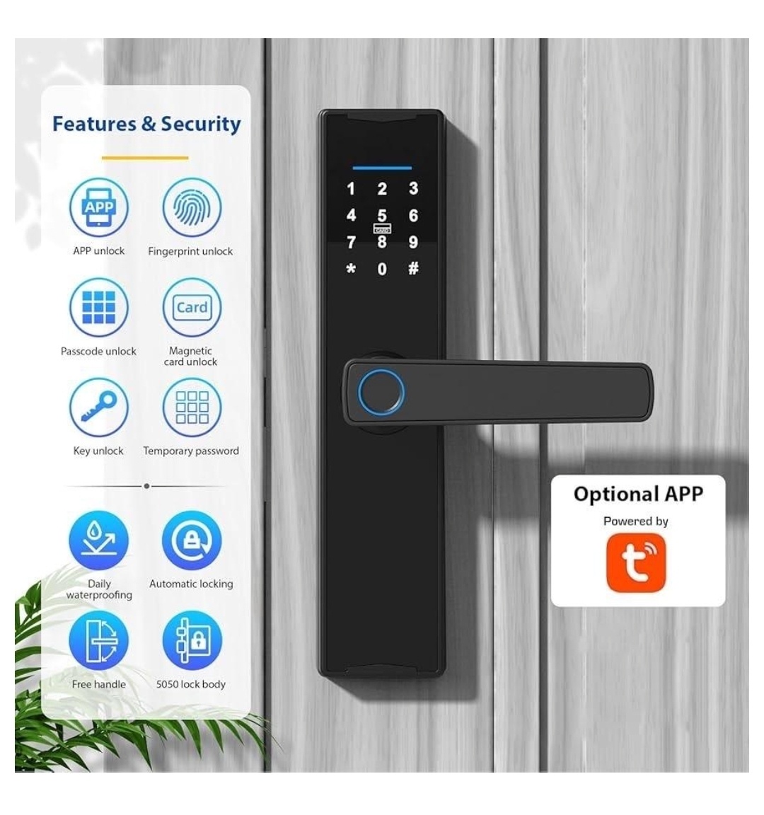 Inteligentný zámok dverí s biometrickým čítačom airbnb - 2