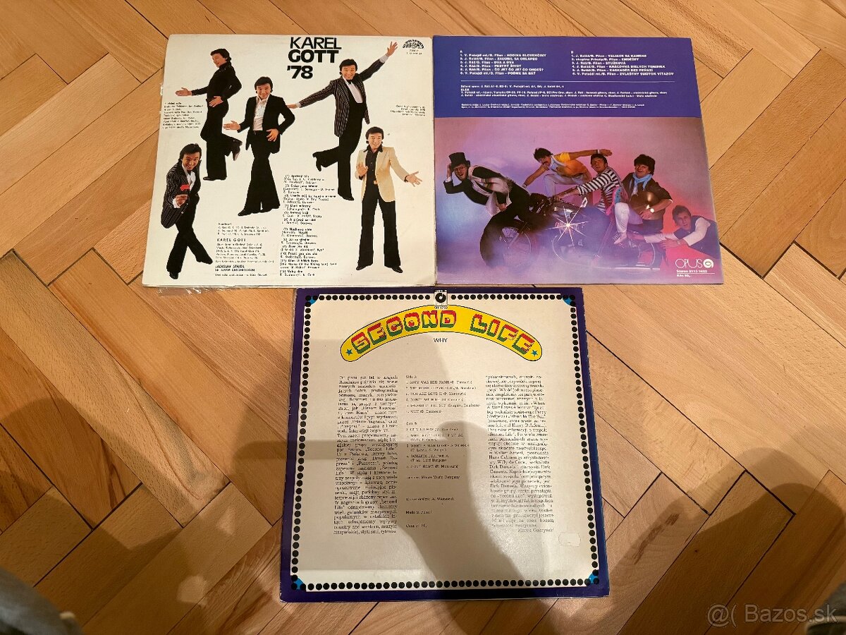 LP platne – Karel Gott, Elán, Second Life - 2