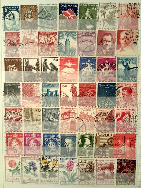 Predám poštové známky Dánska - 2