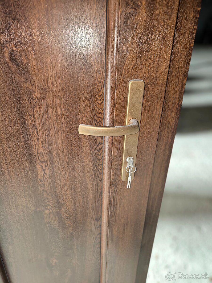 predám PVC vchodové dvere 90 × 205 - 2