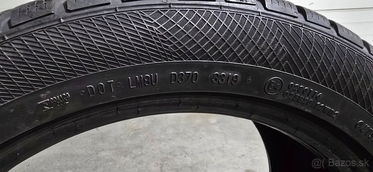 Predam 4x zimne runflat bmw conti pneu 245/45 R18 V XL SSR - 2