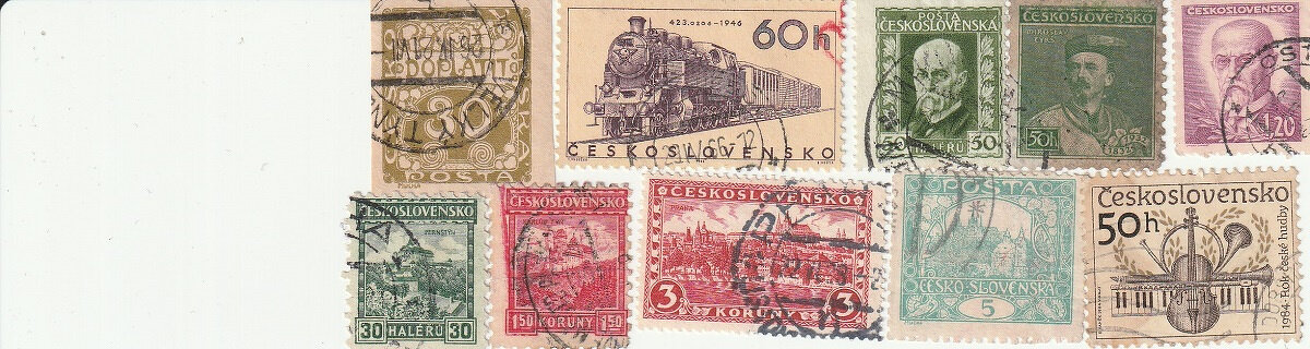 Známky Československo 100ks - 2