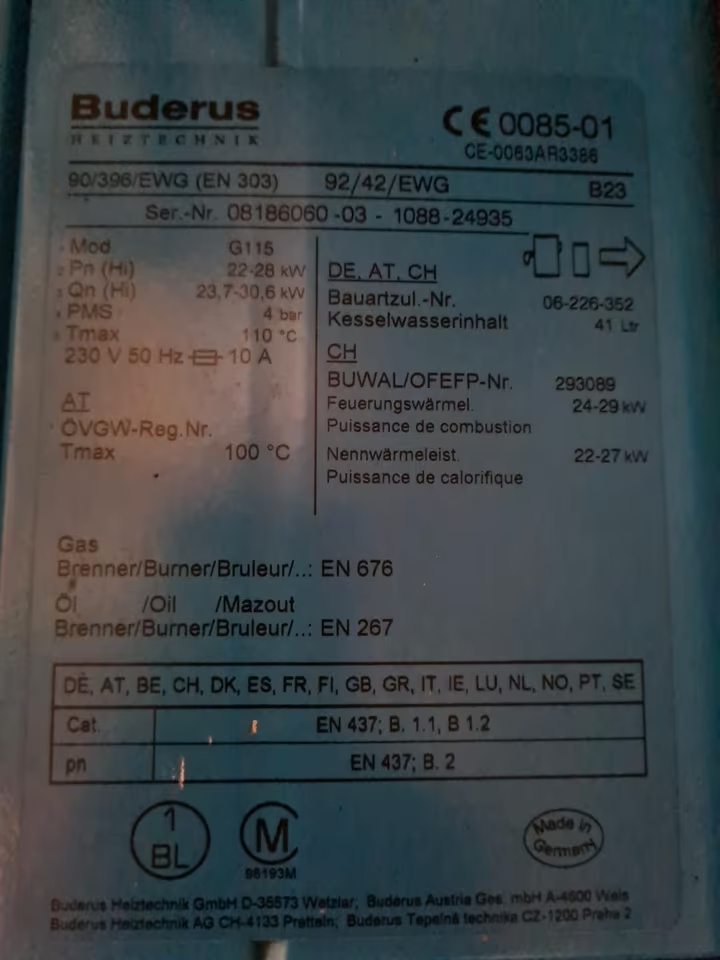 Buderus Logano 115 - 2