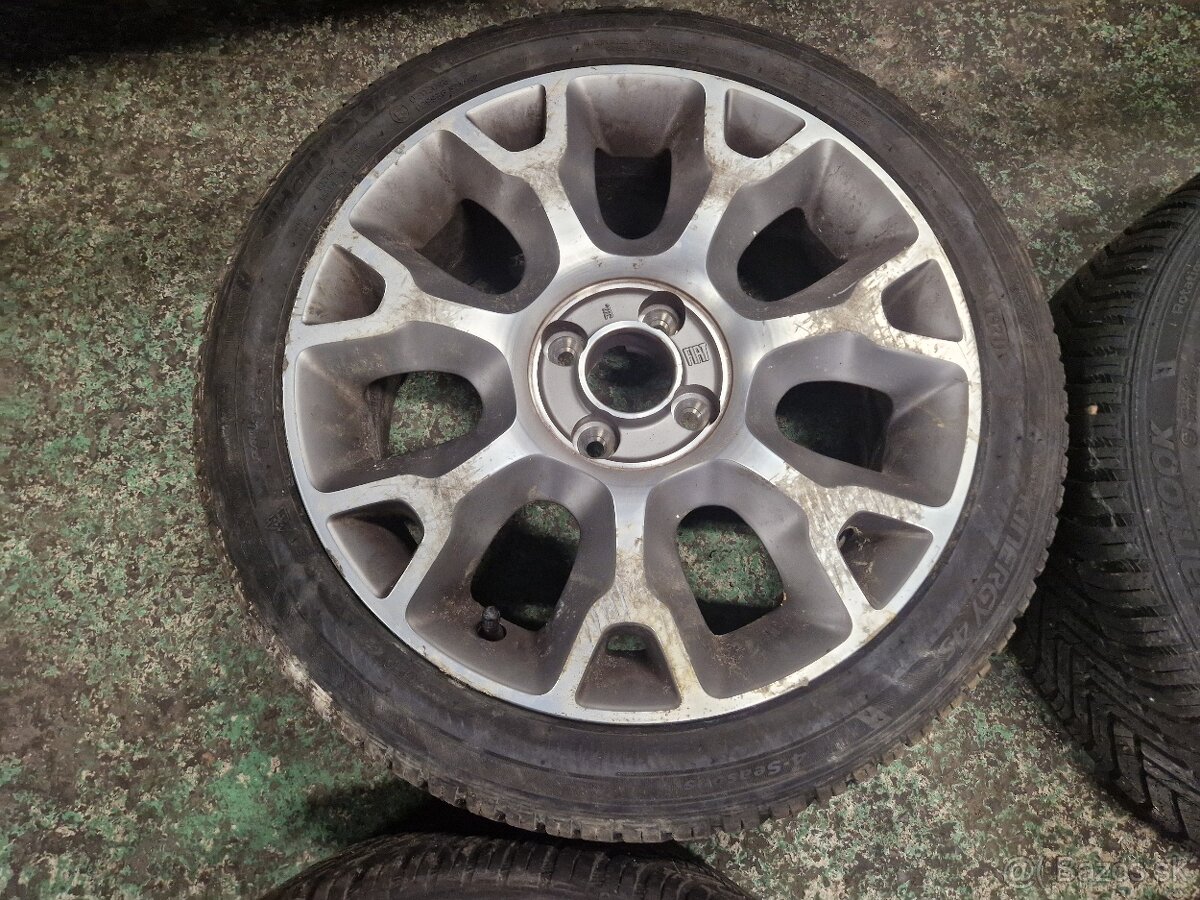 16" hliníkové disky Fiat 500 - 2