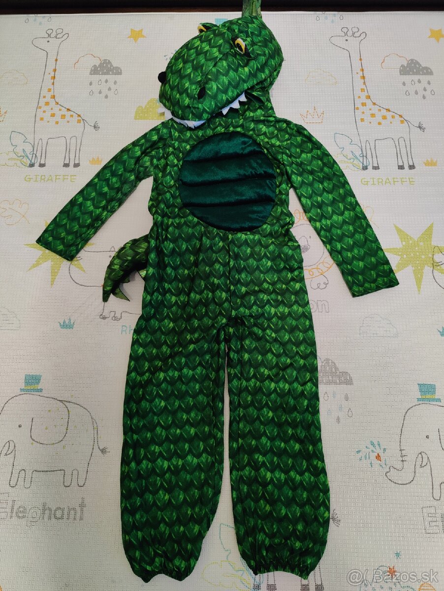 Karnevalový kostým - zelený drak - 2