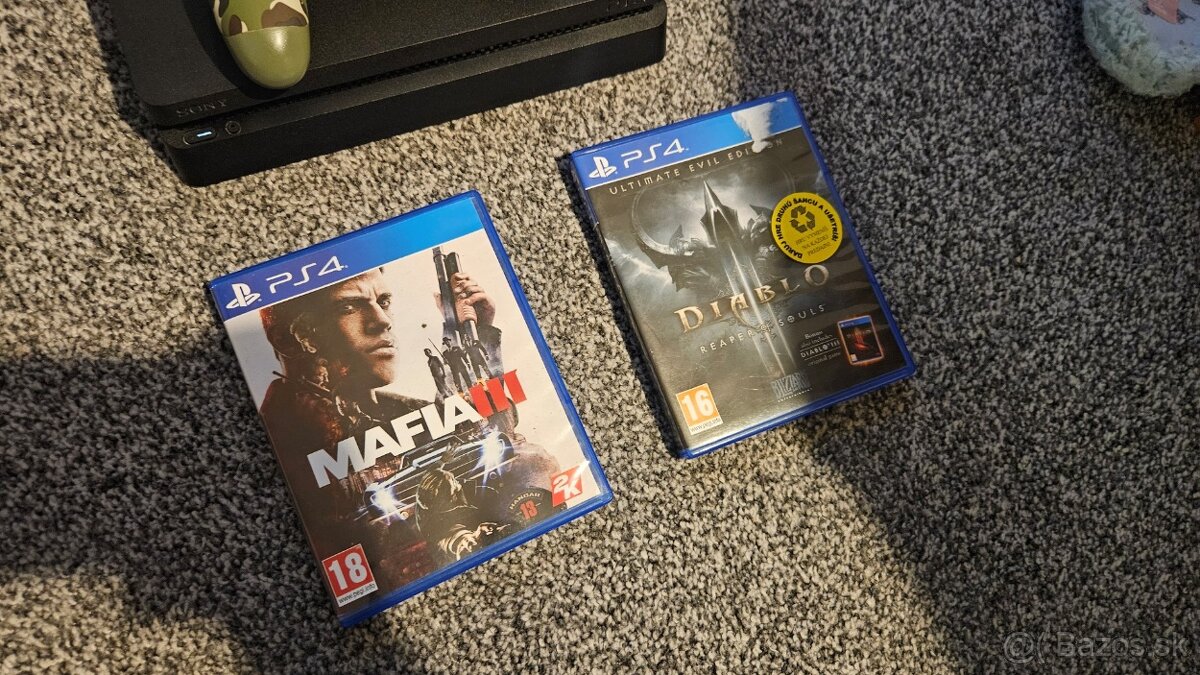 Sony Playstation 4 slim 500GB + joypad + hry - 2