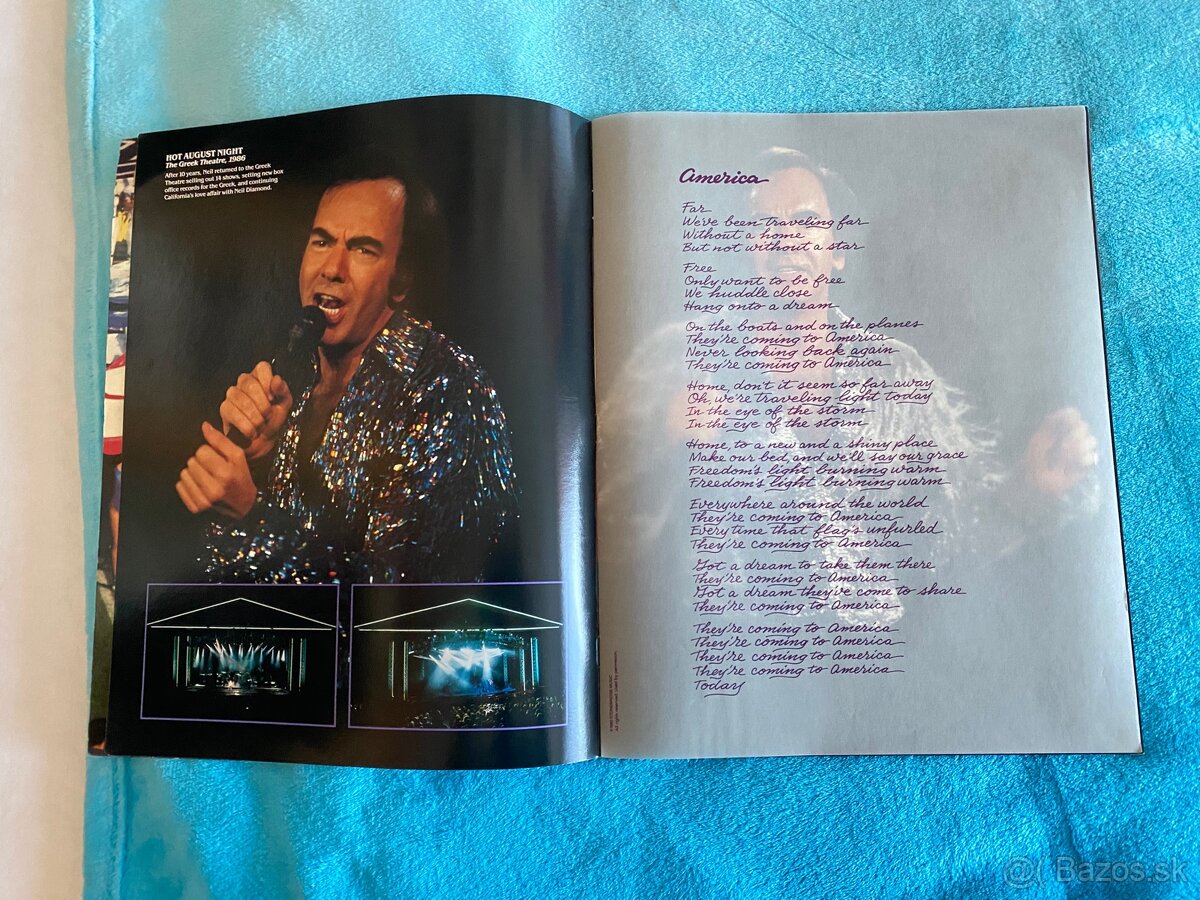 Katalóg/veľká brožúra Neil Diamond - 2