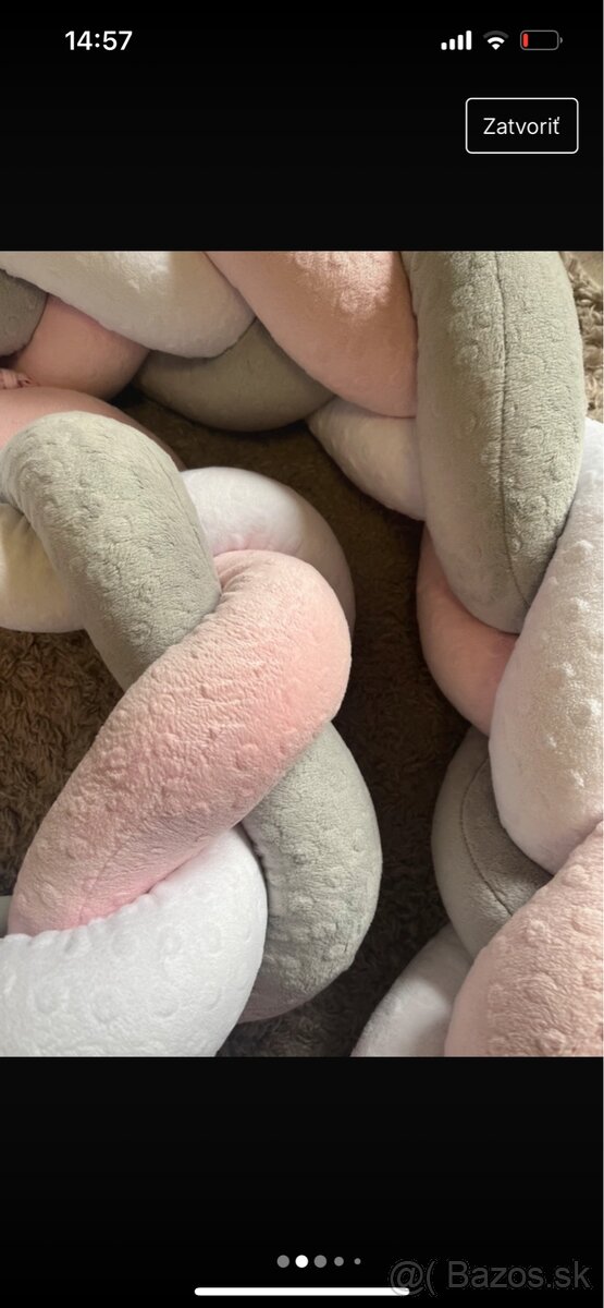 Detské uzol, pletenec do postieľky, postele - 2