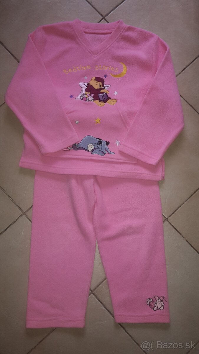 Flisova suprava s mackom Pooh v. 134 - 2