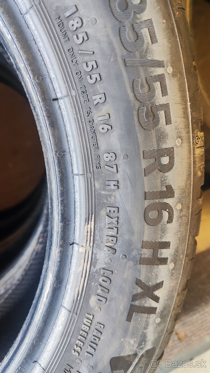 185/55 R16 Continental letné pneumatiky - pár - 2