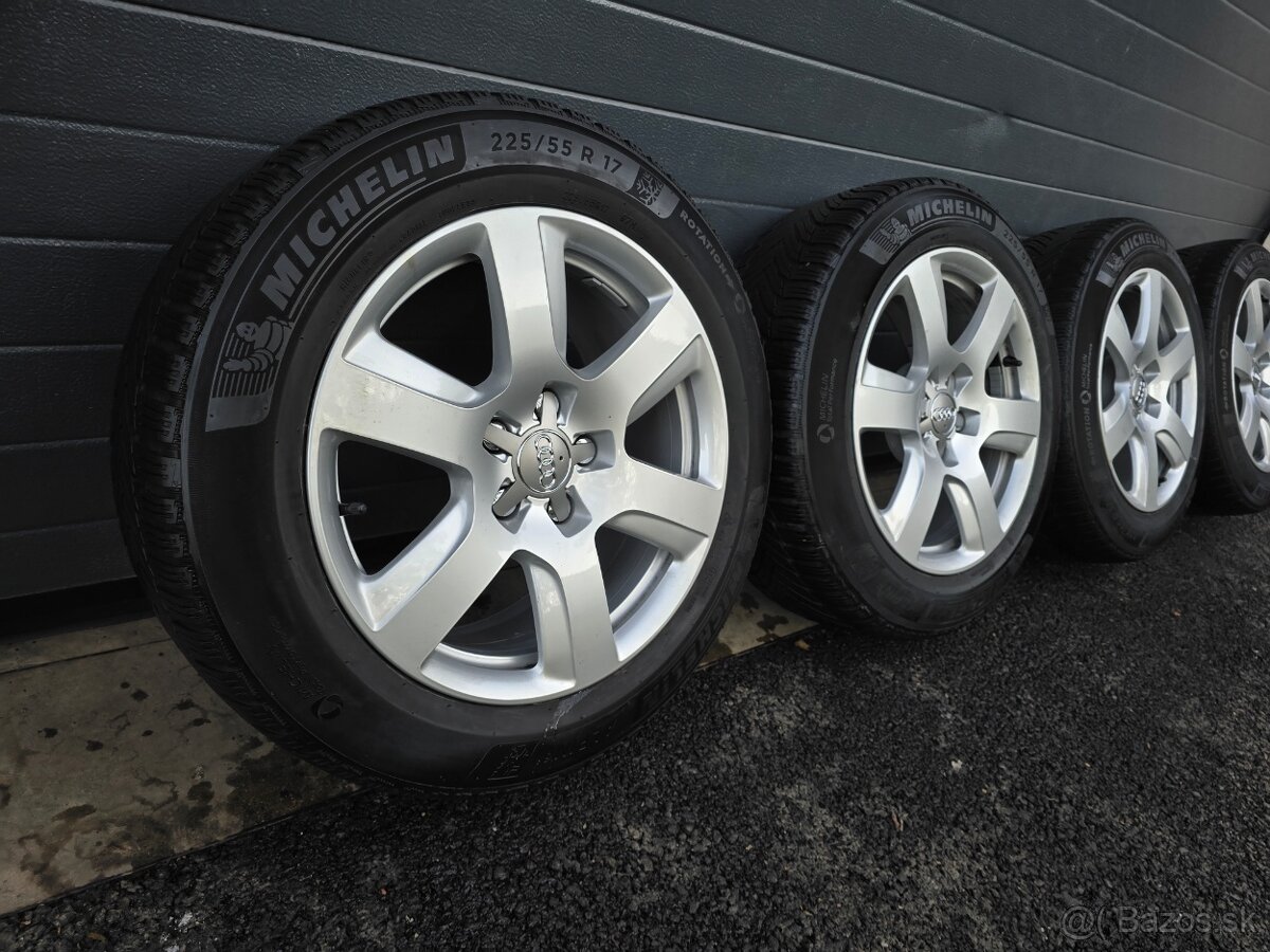 Zimná Sada AUDI A6 C7+Michelin 225/55 R17 - 2