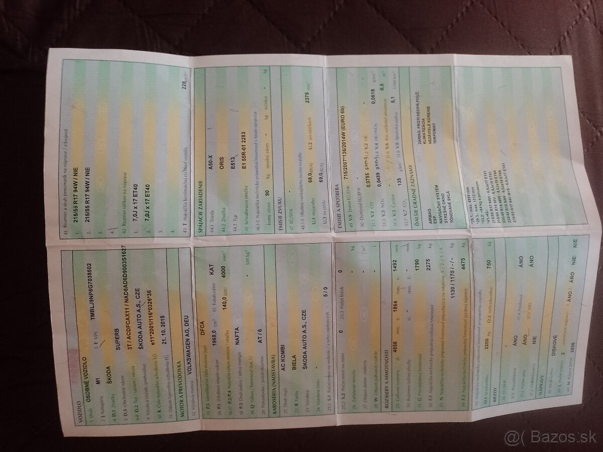 Predám 4x4 Škoda Superb 3 combi ročník 2016 DSG - 2