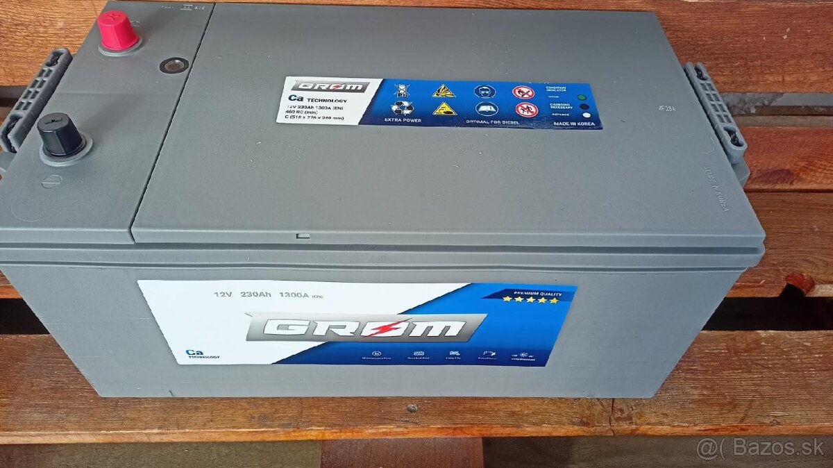 autobateria 12V 230 Ah - akumulátor - 2