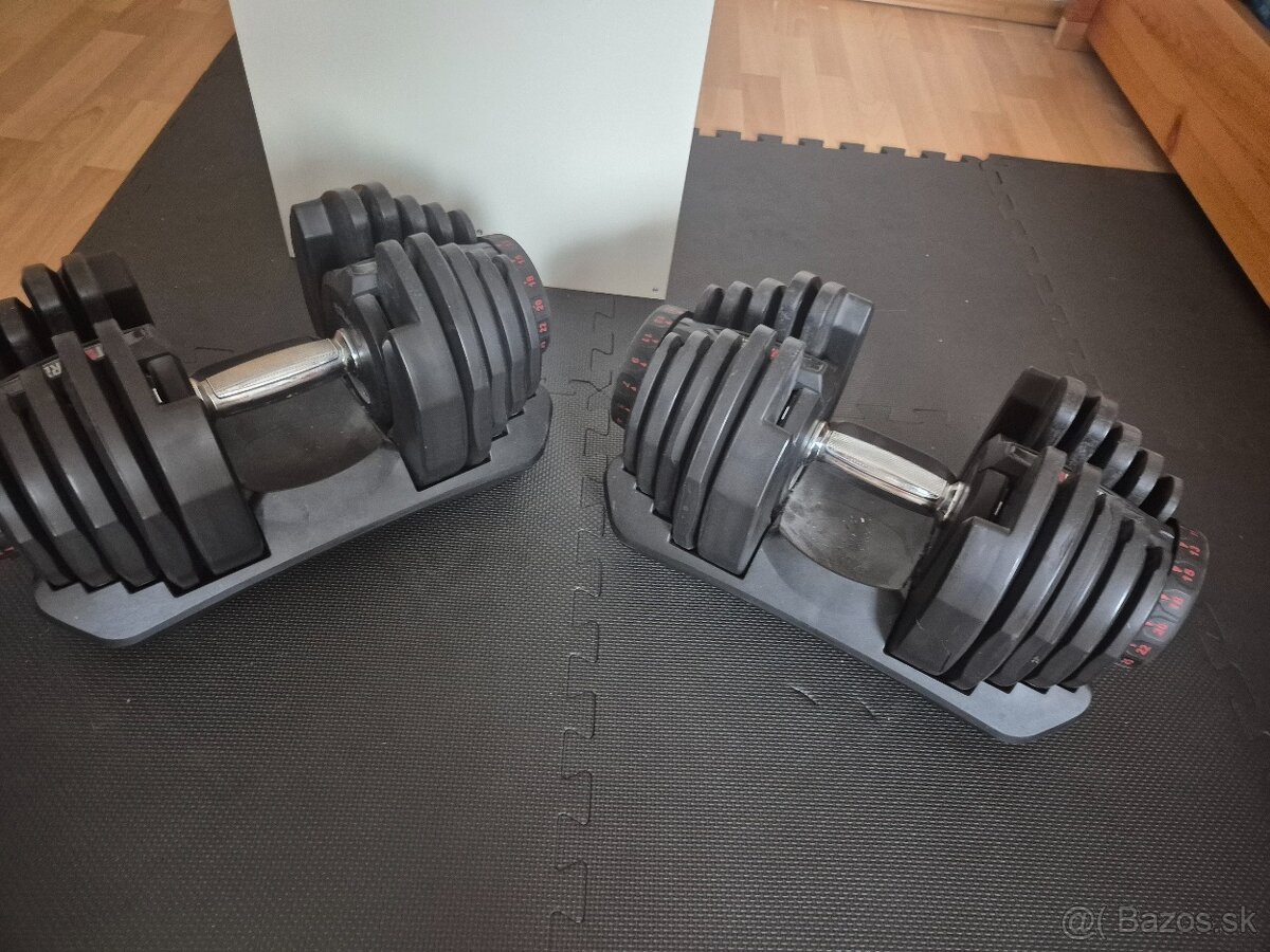 Nastaviteľné činky stormred 5-40kg - 2