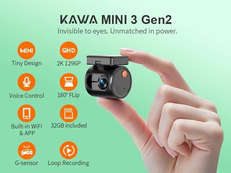 Predám autokameru Kawa Mini 3 - 2