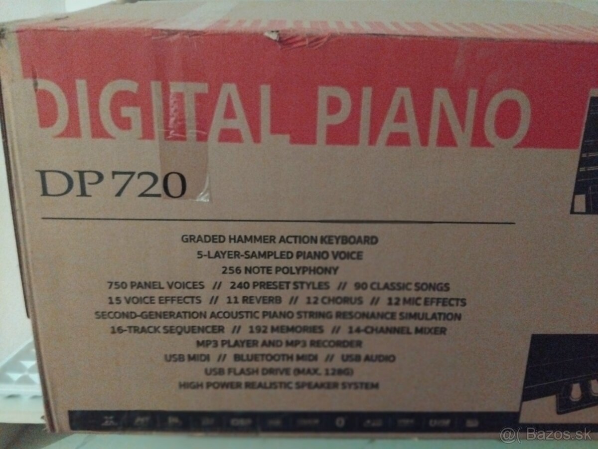 Digitalne piano DP720 - 2