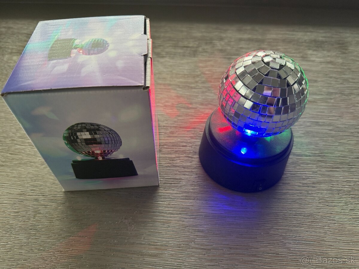 nová rotačná disco guľa na stôl - 2