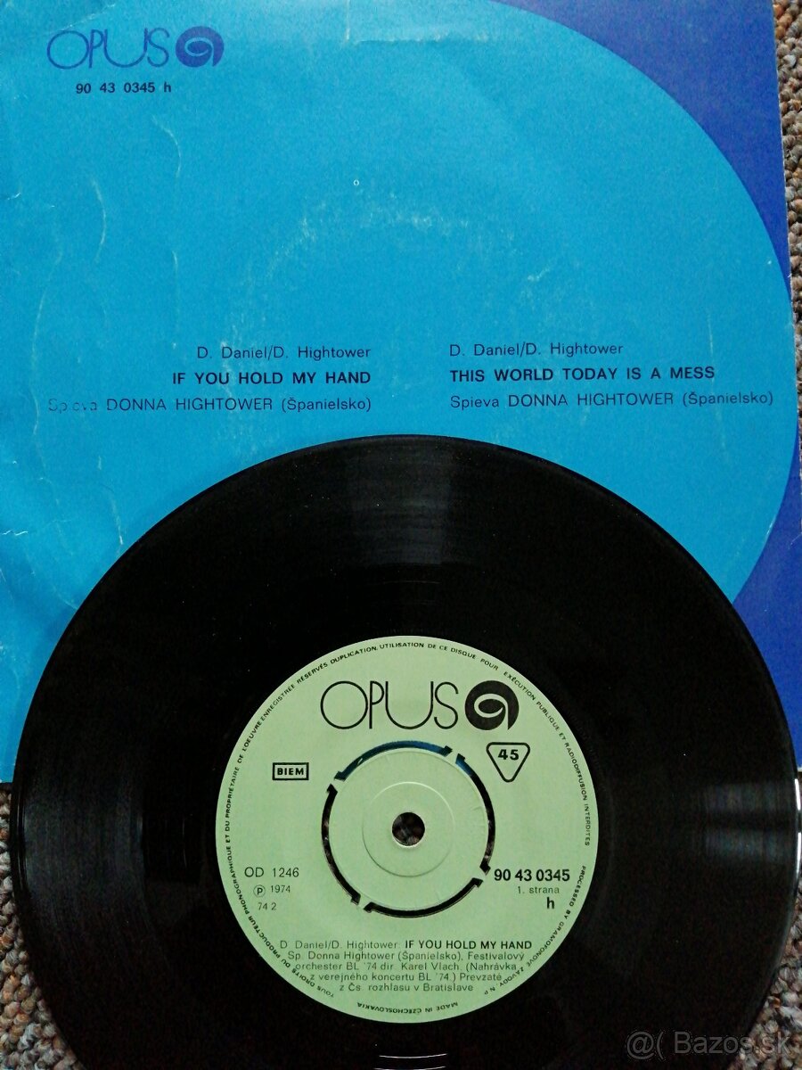 Predám SP, single play, malé platne, vinyl - 2