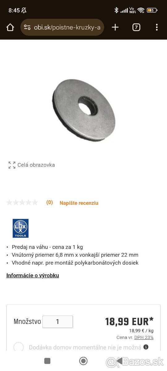 Tesnacie podložky - 2