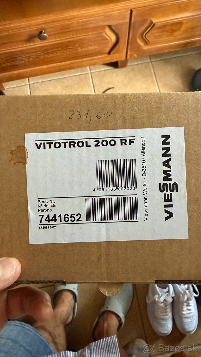 Predám bezdrôtové ovládanie Viesmann Vitotrol 200 RF - 2